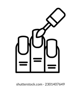 nails icon vector design template in white background