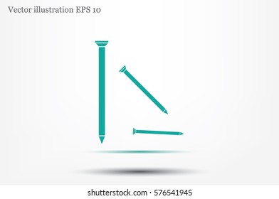 nails icon vector illustration.