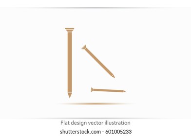 nails icon vector illustration EPS 10