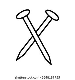 nails line icon vector on white background
Vector line icon on white background