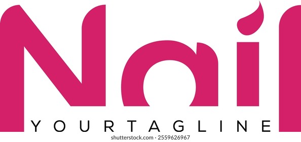 Nails logo design for your brand