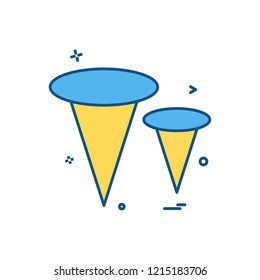 nails nuts icon vector design