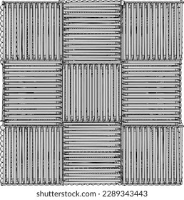 Nails Pattern Texture Vector 01. Illustration Isolated On White Background. A Vector Illustration Of Nails Pattern.