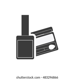 nails polish makeup product vector illustration design
