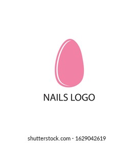 nails studio icon logo vector