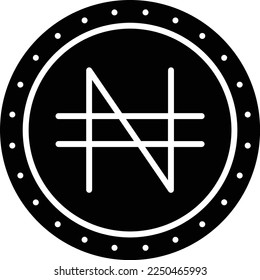 Naira vector icon. Can be used for printing, mobile and web applications.