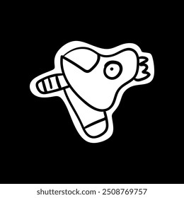 naive cute abstract shapes. Circle, oval, rectangle, curved in trendy cartoon style. Aesthetics of brutalism. Vector illustration