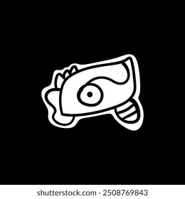 naive cute abstract shapes. Circle, oval, rectangle, curved in trendy cartoon style. Aesthetics of brutalism. Vector illustration