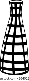 naive cute hand drawn vase illustration