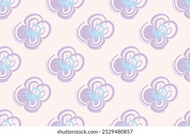 Padrão floral ingênuo no estilo dos anos 70 com groovy margaridas flores de tons naturais. Projeto retrô. Contemporâneo minimalista da moda fundo para crianças. Impressão de viveiro escandinavo.