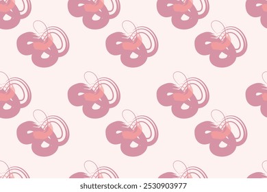 Patrón floral ingenuo en el estilo de los años 70 con flores de margarita groovy de tonos naturales. Diseño retro. Fondo de moda minimalista contemporáneo para niños. Estampado de vivero escandinavo.