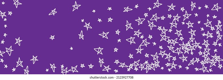 Naive Grey Night Pastel Dark Chaotic Dark Handdrawn Picture. Bright Purple Light Calm Art Childish Simple Handdrawn Stars. Violet Lavender Sky White Kids Vivid Vibrant Stars Stars Wallpaper.