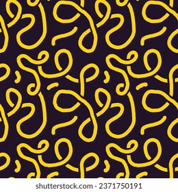 Naive groovy vector Boho doodle set. Brutal contemporary figure star oval wave patterns. Swiss design aesthetic. Geometric black posters in trendy retro brutalist design style.