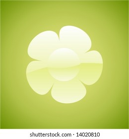 Naive shiny flower.