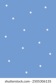Naive stars seamless pattern design. Vector illustration. 