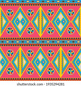 Najdi style vector seamless pattern