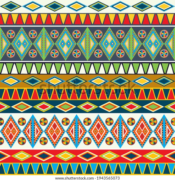 Najdi Style Vector Seamless Pattern Stock Vector (Royalty Free) 1943565073