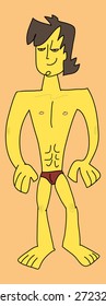 naked man