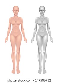 Naked mannequin