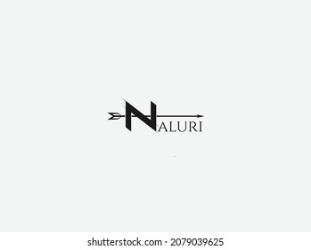 Naluri (Instinct in english) logo type style