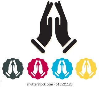 Namaste Hands Images Stock Photos Vectors Shutterstock