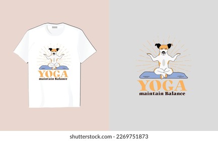 Namaste yoga t-shirt design | yoga illustration | yoga vector | new yoga design | healthy lifestyle design