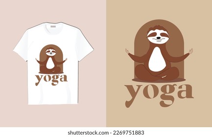 Namaste yoga t-shirt design | yoga illustration | yoga vector | new yoga design | healthy lifestyle design