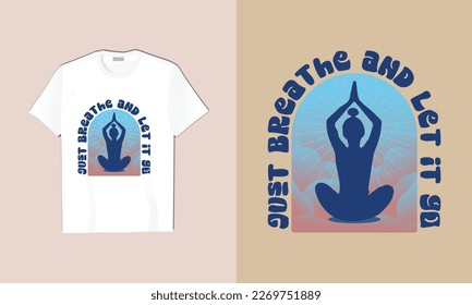 Namaste yoga t-shirt design | yoga illustration | yoga vector | new yoga design | healthy lifestyle design