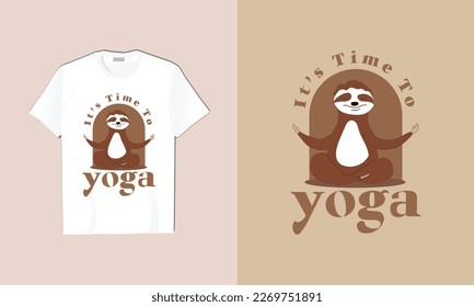 Namaste yoga t-shirt design | yoga illustration | yoga vector | new yoga design | healthy lifestyle design