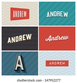 284 Andrew name image Images, Stock Photos & Vectors | Shutterstock