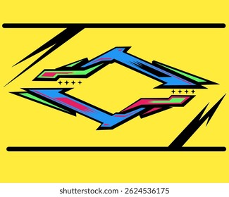 name or brand logo design frame with attractive appearance
