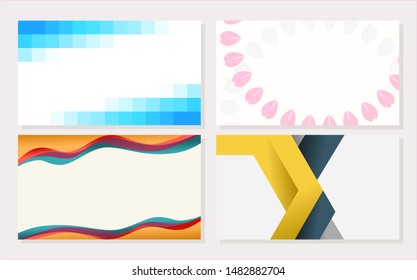 name card background with blank space