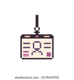 name card business pixel art