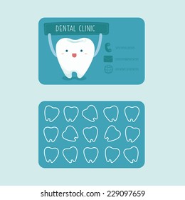 Name card of dental clinic