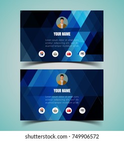 name card template