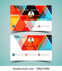 name card template