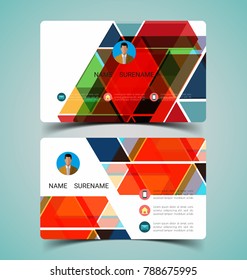 name card template
