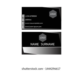 Name card template vector design.