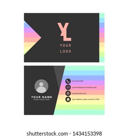 name card vector graphic design