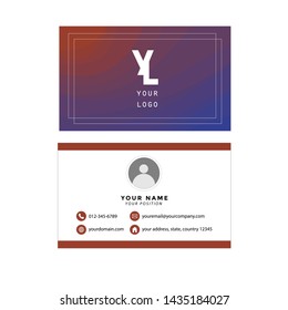 name card vector graphic design