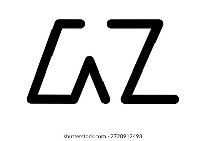 The name Dana in sundanese script, great for printing on your personal items.