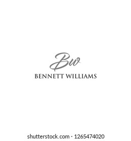 Name initials (BW) are good for individuals or companies.