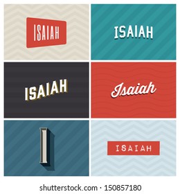 name isaiah, graphic design elements