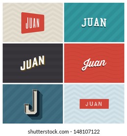 name juan, graphic design elements