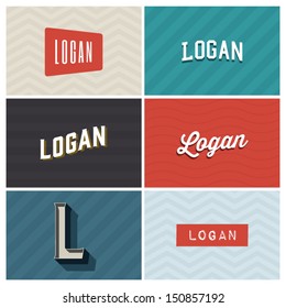 name logan, graphic design elements