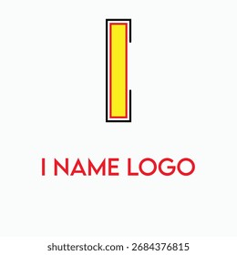 I name logo, template, vector unique for business branding