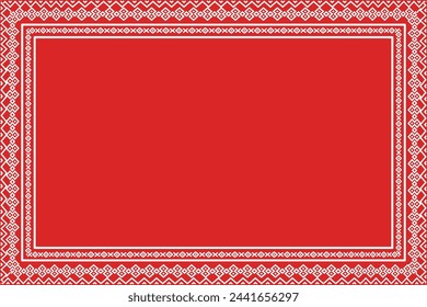 Name plate traditional folk painting aipan template.  svg