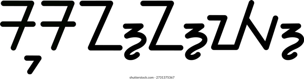 Der Name Sunny in sundanesischer Schrift, ideal für den Druck auf Ihre persönlichen Gegenstände.