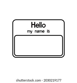 49,093 Name tag icon Images, Stock Photos & Vectors | Shutterstock
