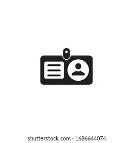 Plantilla de diseño vector de icono de etiqueta de nombre